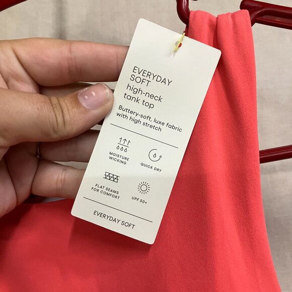 All In Motion Women's Everyday Soft High Neck Cropped Tank Top Built Shelf Bra - Picture 5 of 15